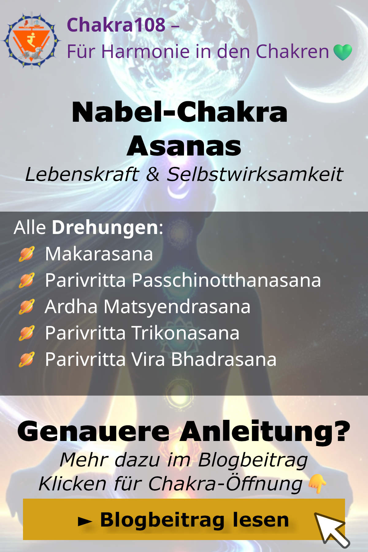 Manipura Chakra wecken mit Manipura Asanas macht feurig und stark
